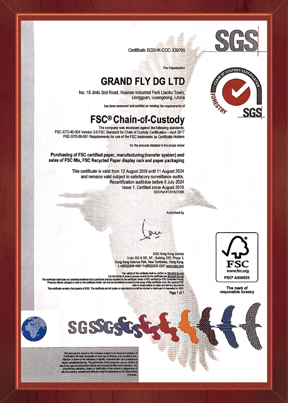 FSC CERTIFICATES FSC Certificates