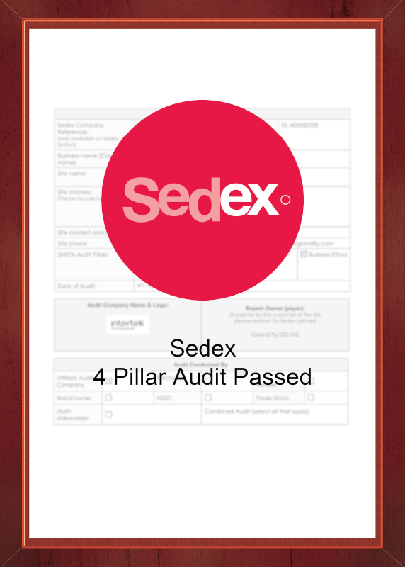 Sedex 4P Sedex 4P Certificate