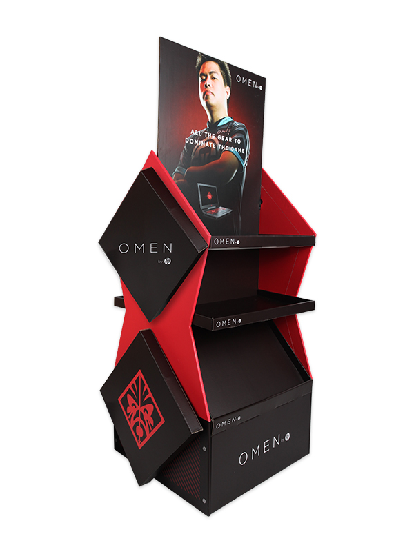 2 Side Floor Display 2 Side FSDU Carton Display