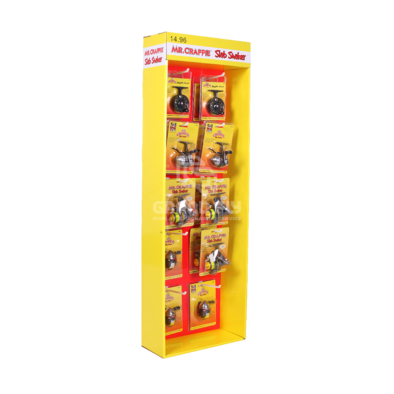 Cardboard POP Sidekick Display with Hooks for Retail Products-1 Cardboard POP Sidekick Display with Hooks for Retail Products-1
