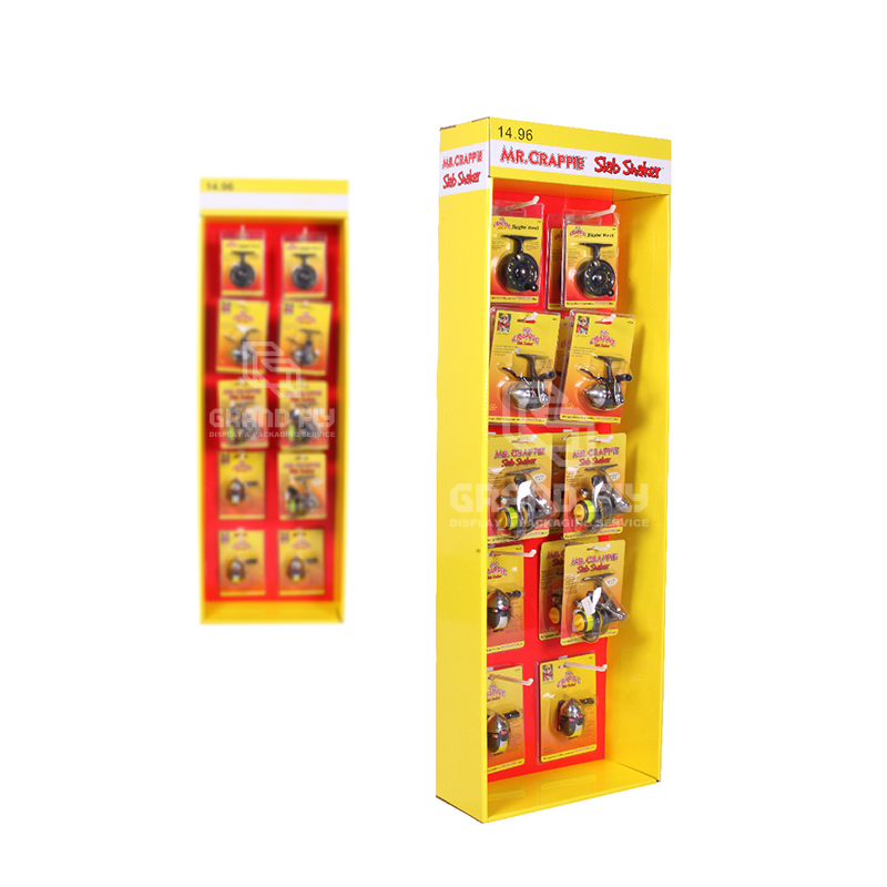 Cardboard POP Sidekick Display with Hooks for Retail Products-3 Cardboard POP Sidekick Display with Hooks for Retail Products-3
