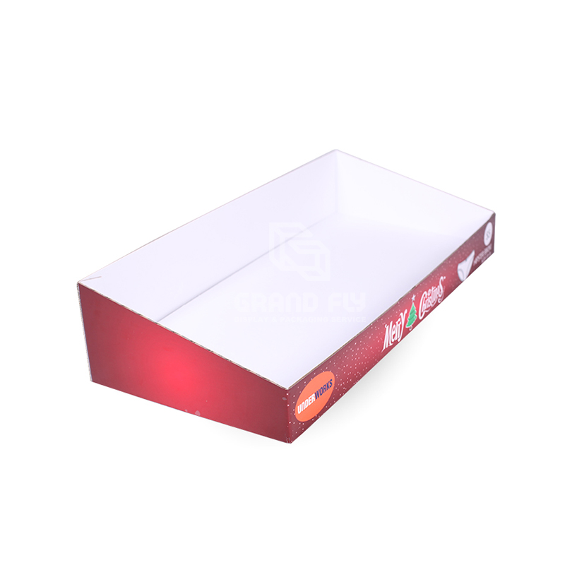 Christmas Promotion Shelf Ready Tray for Underwear-1 Christmas Promotion Shelf Ready Tray for Underwear-1