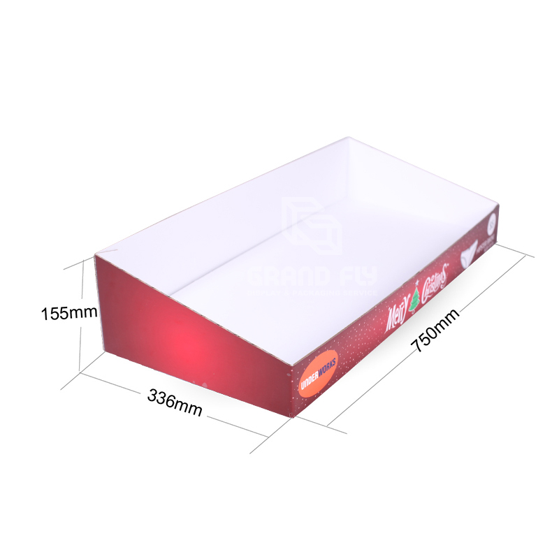 Christmas Promotion Shelf Ready Tray for Underwear-4 Christmas Promotion Shelf Ready Tray for Underwear-4