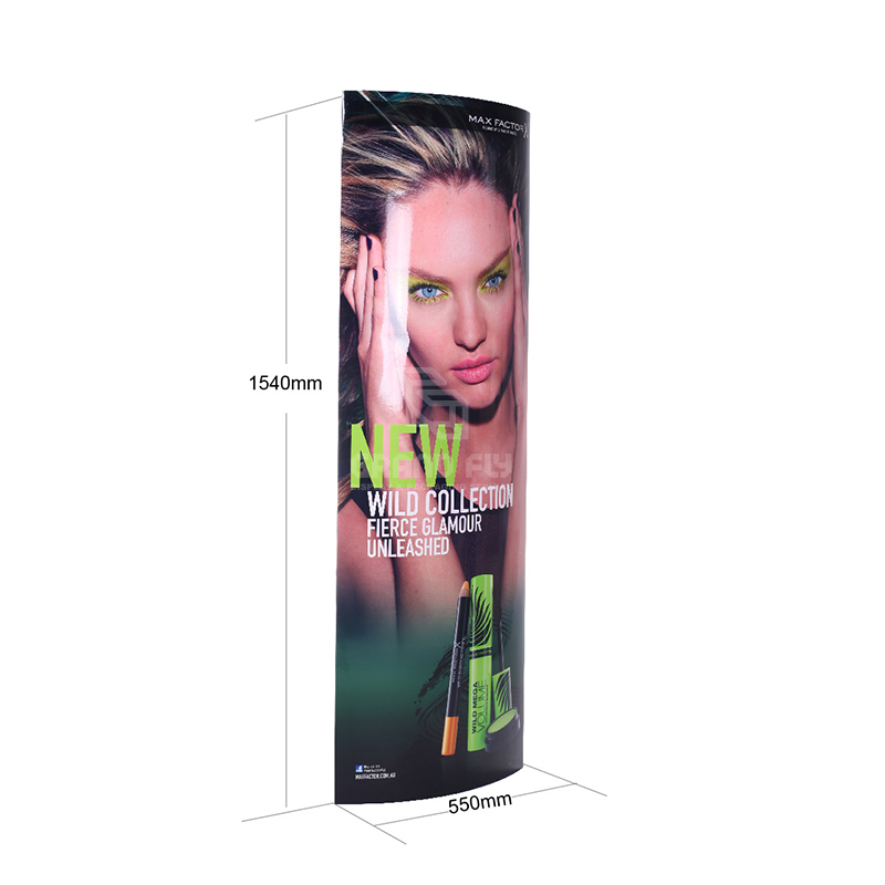 Cosmetics POP Elliptical Column Display-4 Cosmetics POP Elliptical Column Display-4