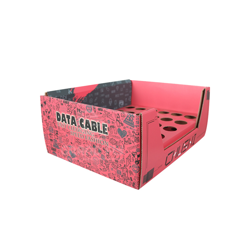 Countertop Shelf Ready Tray with Insert for Data Cable-1 Countertop Shelf Ready Tray with Insert for Data Cable-1