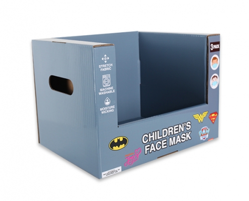 Custom Printed Carton Stackable Trays for Mask