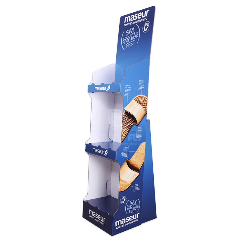 Easy-Assemble 3 Tier POP Floor Display Stand-3 Easy-Assemble 3 Tier POP Floor Display Stand-3