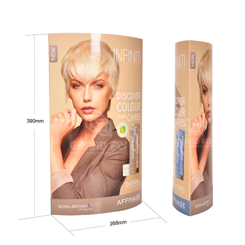Eye-catching Counter Top Elliptical Column Display Standee-4 Eye-catching Counter Top Elliptical Column Display Standee-3