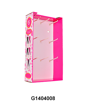 POP Sidekick Display with Hooks for Sock