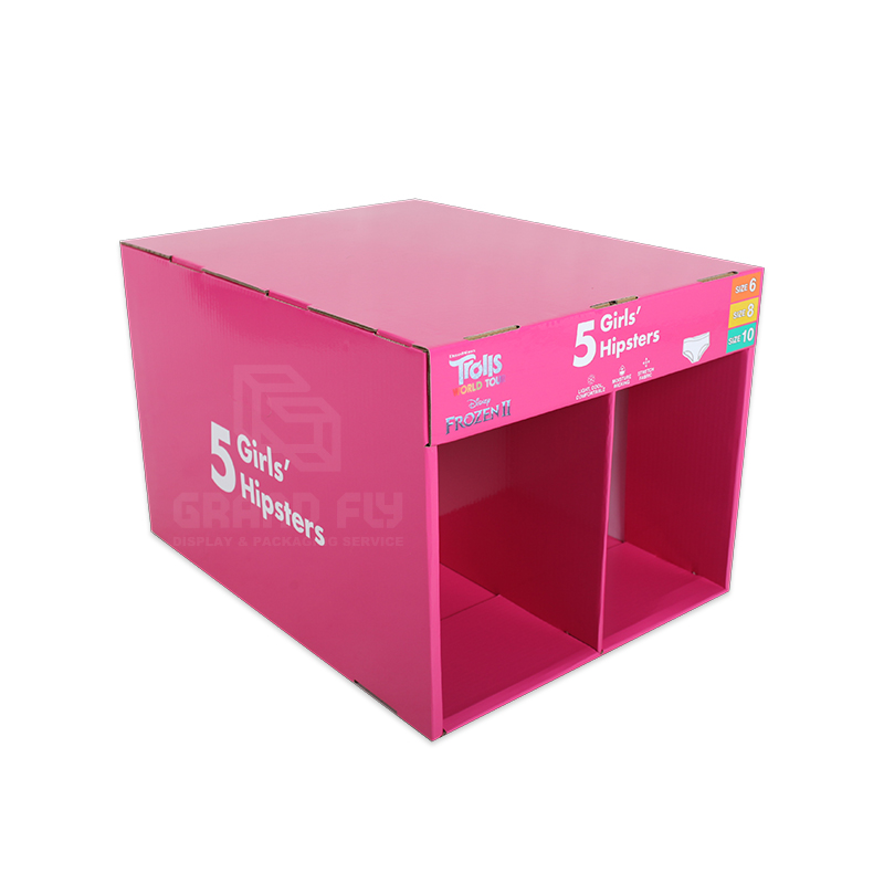 Stable Corrugated Stackable Display for Underwear-1 Stable Corrugated Stackable Display for Underwear-1