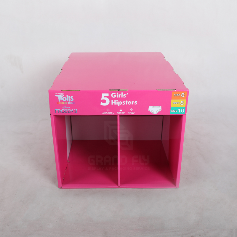Stable Corrugated Stackable Display for Underwear-2 Stable Corrugated Stackable Display for Underwear-2