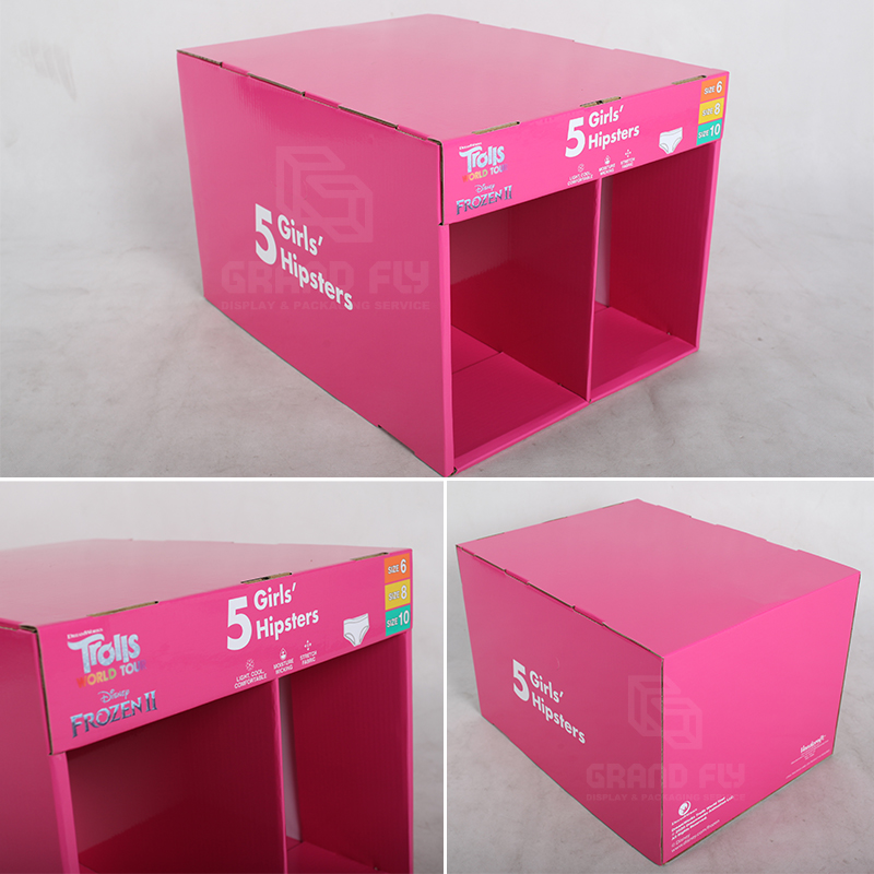 Stable Corrugated Stackable Display for Underwear-4 Stable Corrugated Stackable Display for Underwear-4