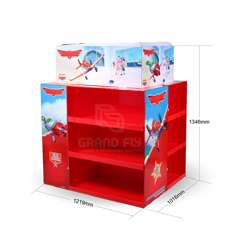 Walmart Cardboard Full Pallet Display Stand for Toy-4 Walmart Cardboard Full Pallet Display Stand for Toy-4