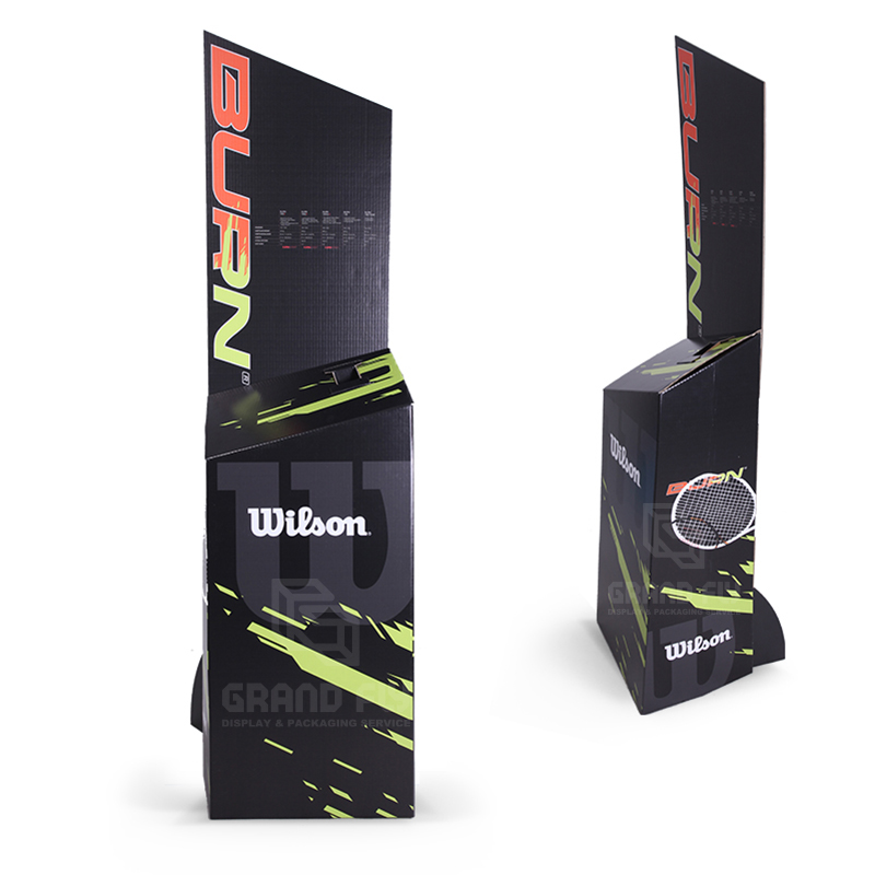 Cardboard FSDU Advertising Display Stand for Tennis Racket-3 Cardboard FSDU Advertising Display Stand for Tennis Racket-3