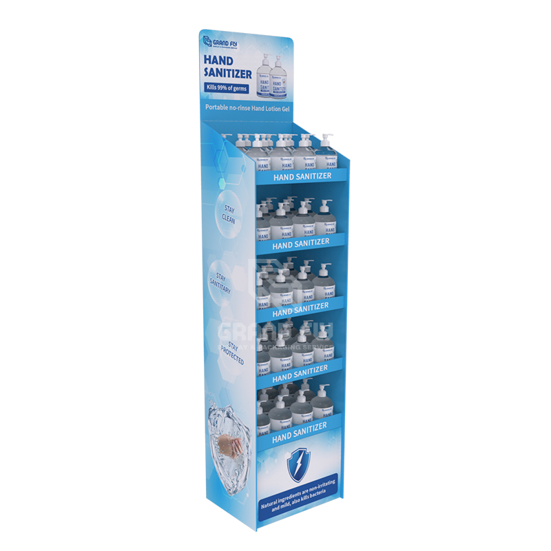 Cardboard Temporary POS FSDU Hand Sanitiser Retail Display Stand Units-1 Cardboard Temporary POS FSDU Hand Sanitiser Retail Display Stand Units-1