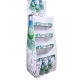 Corrugated Cardboard Floor Display Rack for Drinks & Beverages
