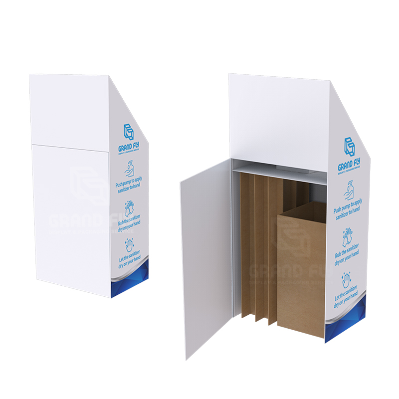 Recycle Cardboard Hand Sanitiser Display Bins-2 Recycle Cardboard Hand Sanitiser Display Bins-2