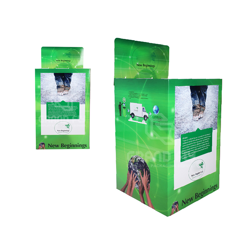 Stackable POS Carton Square Dump Bin for Children's Shoe-3 Stackable POS Carton Square Dump Bin for Children's Shoe-3