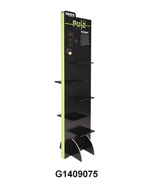 Two Side Sneaker Shoe Advertising FSDU Standee with Shelf