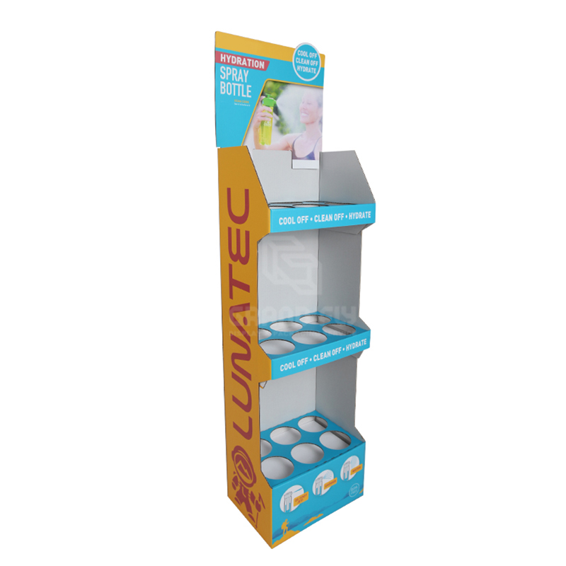 Cardboard FSDU Display for Hydration Spray Bottle-1