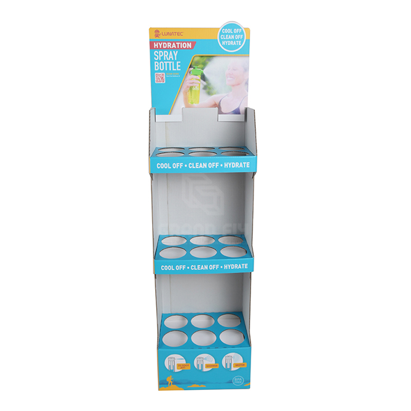 Cardboard FSDU Display for Hydration Spray Bottle-2
