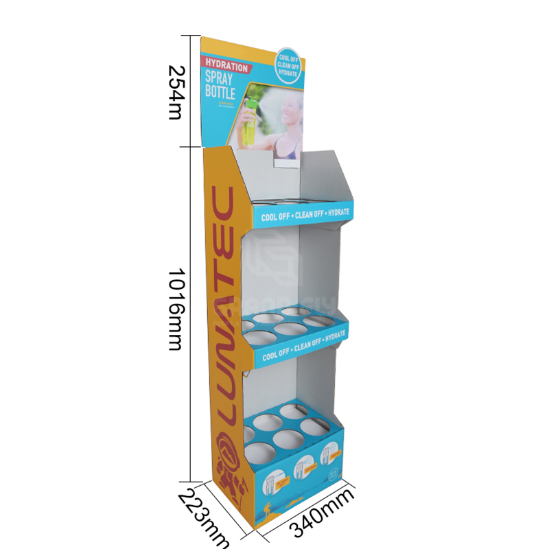 Cardboard FSDU Display for Hydration Spray Bottle-6