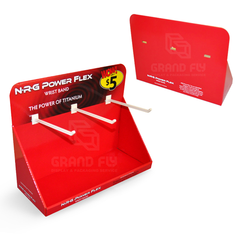 POS Counter Display Packaging Box with Hook for Bracelet-3