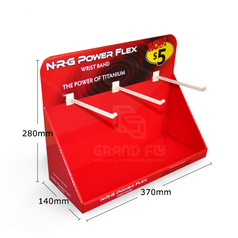 POS Counter Display Packaging Box with Hook for Bracelet-4