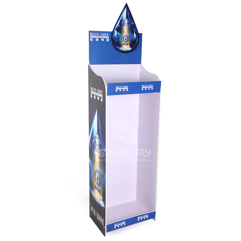 PVC Foam Board Floor Case Stacker Display Stand for Beer-2