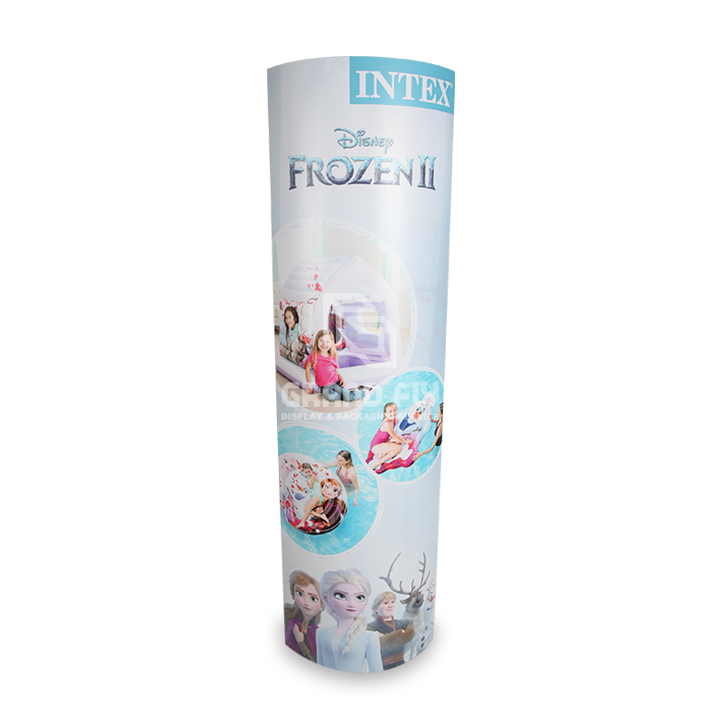 Paper Column Standee Pop Up Banner Display Stands-1 Paper Column Standee Pop Up Banner Display Stands-1