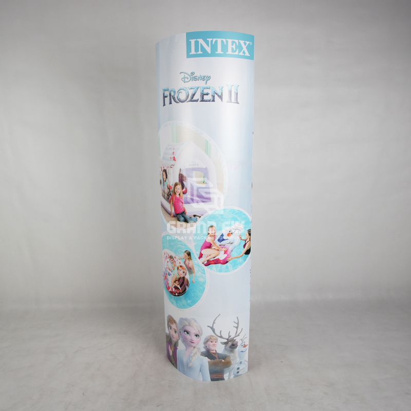 Paper Column Standee Pop Up Banner Display Stands-2 Paper Column Standee Pop Up Banner Display Stands-2