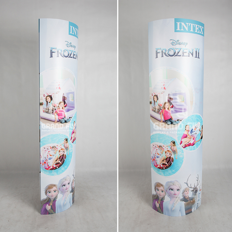 Paper Column Standee Pop Up Banner Display Stands-3 Paper Column Standee Pop Up Banner Display Stands-3
