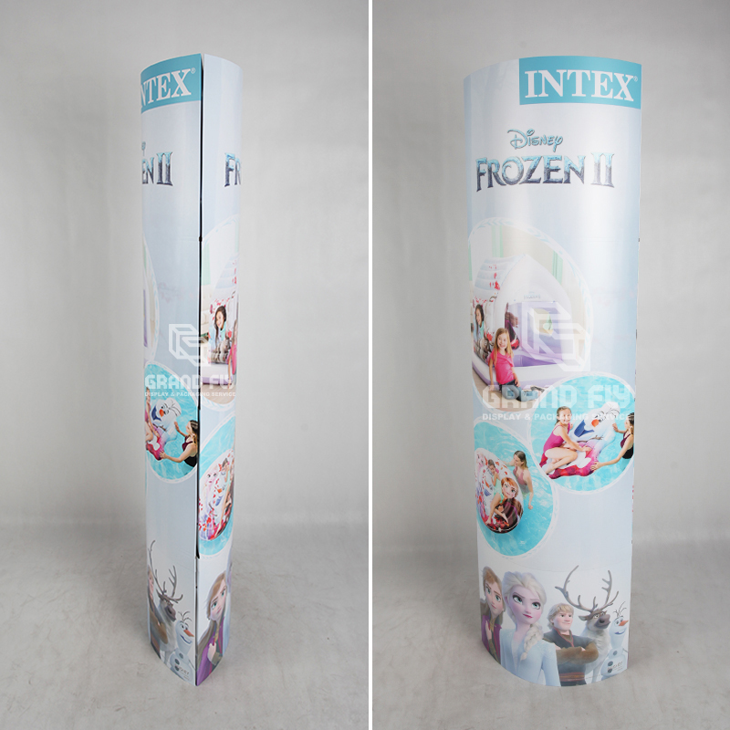 Paper Column Standee Pop Up Banner Display Stands-4 Paper Column Standee Pop Up Banner Display Stands-4