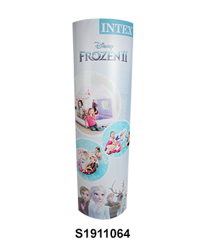 Paper Column Standee Pop Up Banner Display Stands