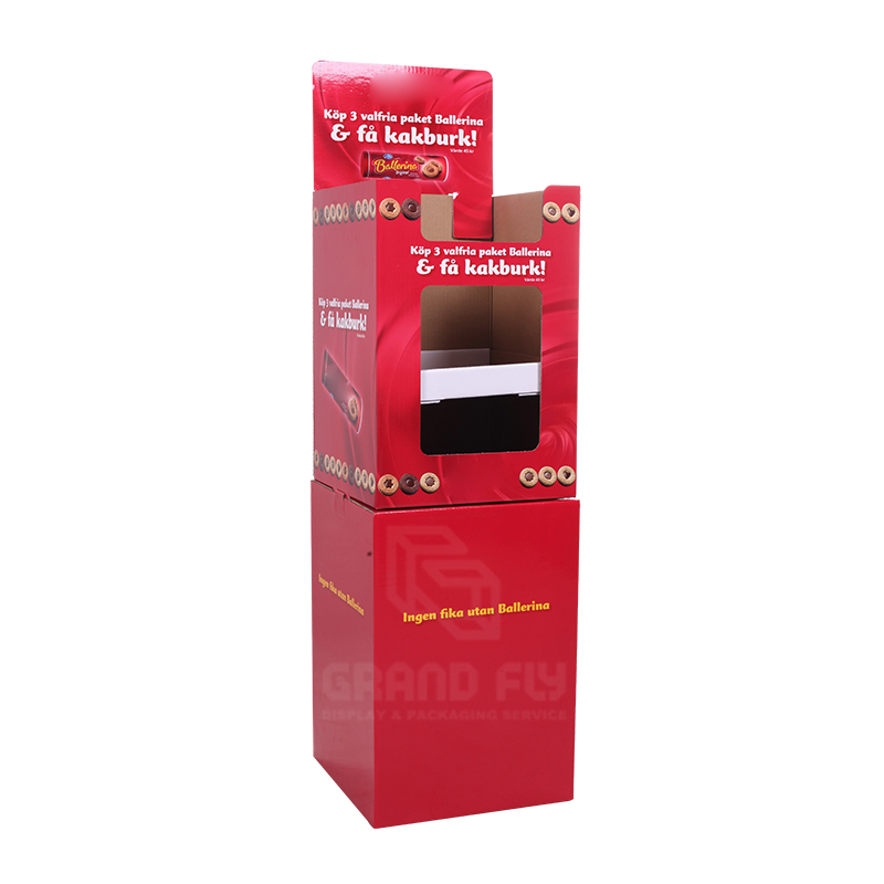 Carton Floor Shipper Display Bin for Biscuits & Candy-1