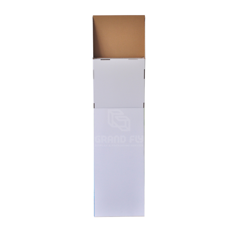 Carton POS Shipper Display Stand with Compartments for Makeup Remover-3