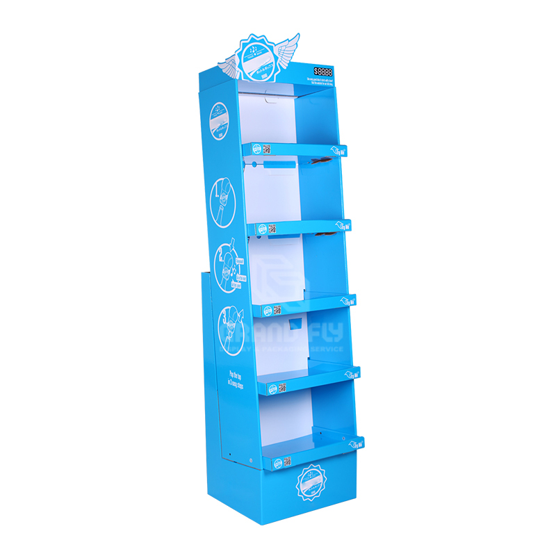 Carton Paper Floor Shipper Display Rack for Bottle Opener -1 Carton Paper Floor Shipper Display Rack for Bottle Opener -1