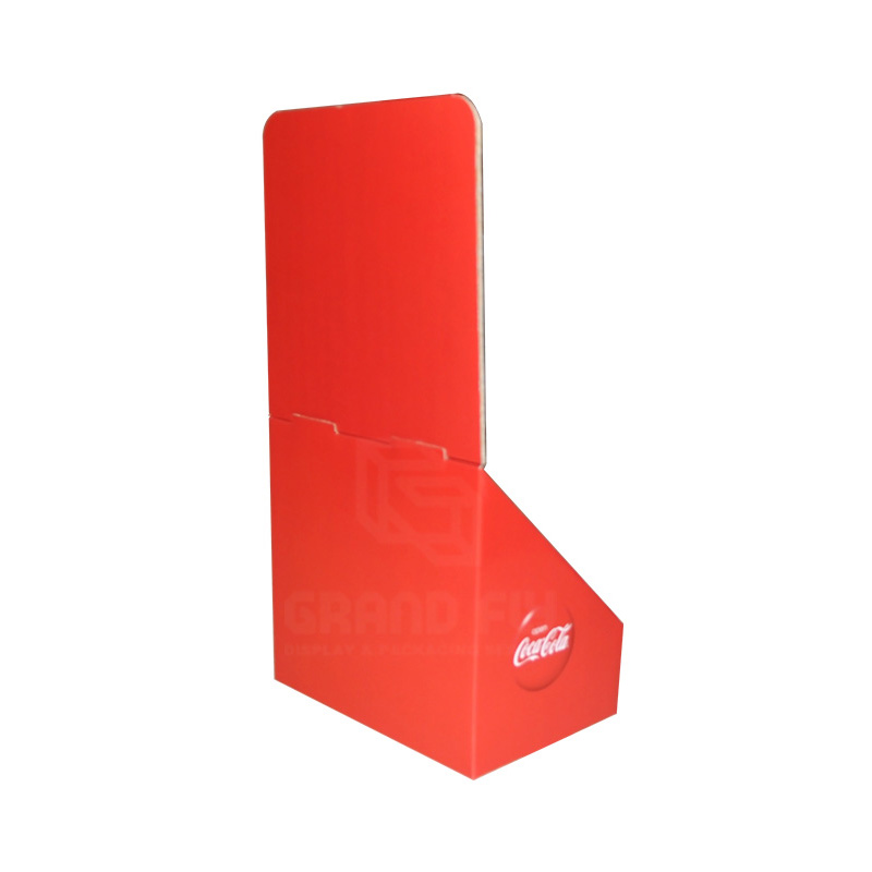 Coca Cola Paper Counter Top Retail Display Box For Drink-3