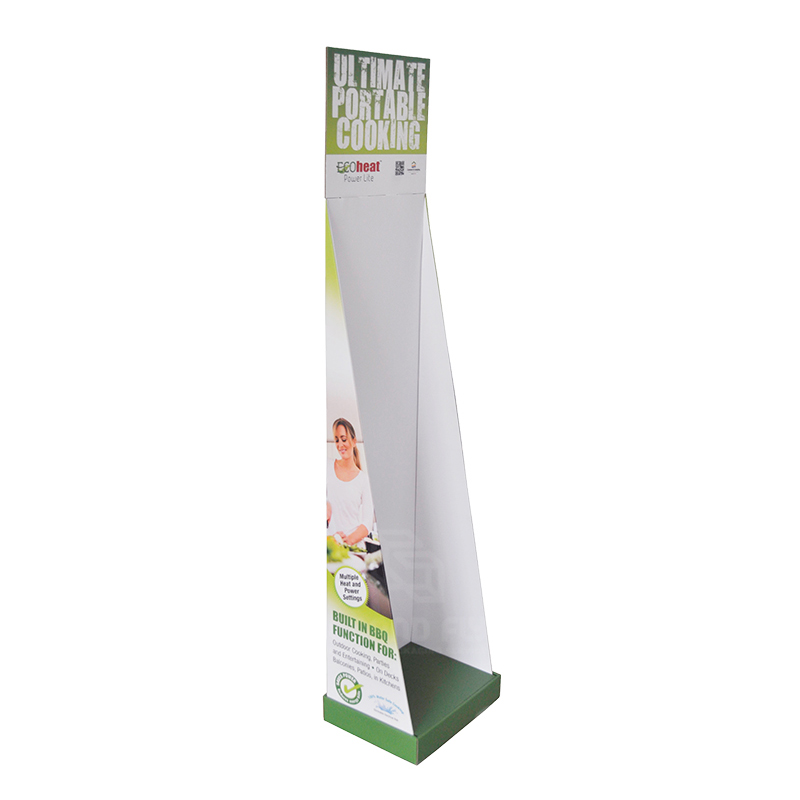 Custom Printed Cooker Advertising Cardboard POS Case Stacker -1