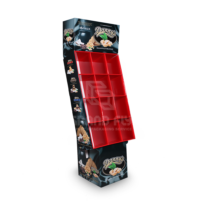 Custom Printed Eye-catching Cardboard POS Display with Pocket -1