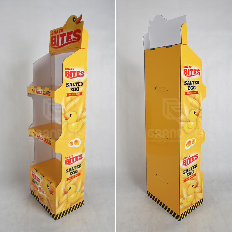 FSDU Retail Display Rack with Three Shelf for BiscuitsSnack-5
