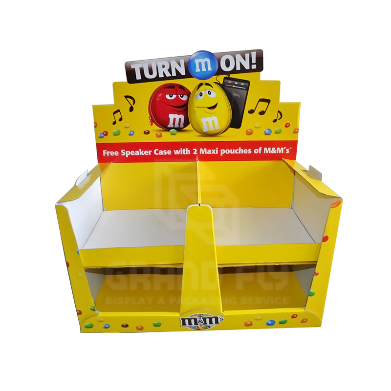 M&M Chocolate POS Cardboard Counter Shipper Display-2