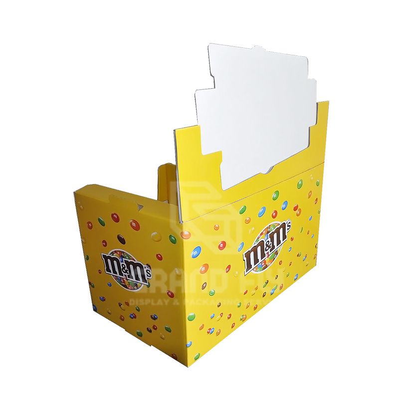 M&M Chocolate POS Cardboard Counter Shipper Display-3
