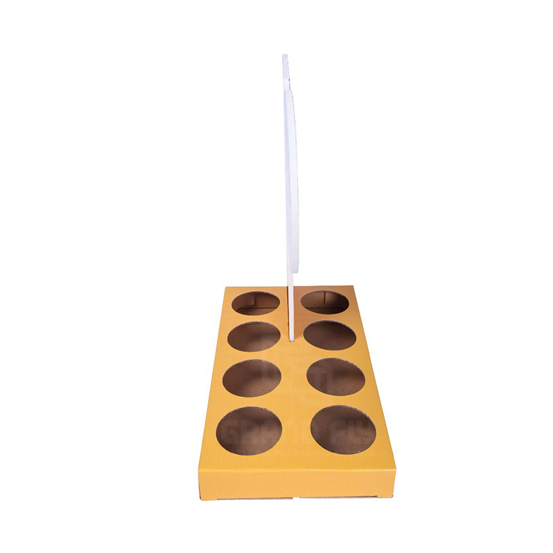 POS Beverages Juice Retail Counter Display Unit with Inser Hole for Bottle-4