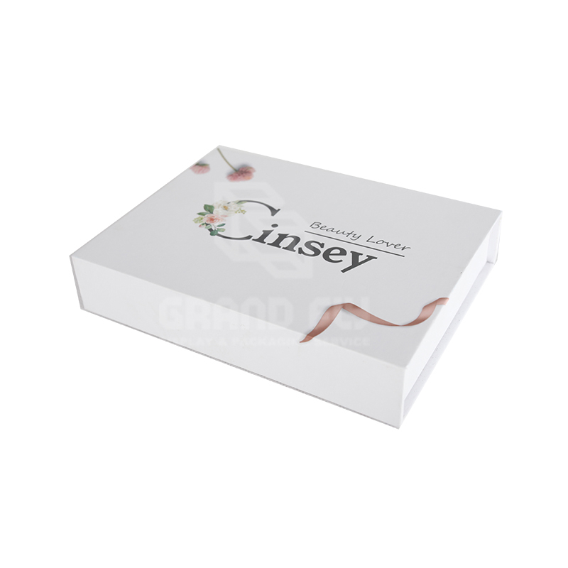 Recycle One Piece Magnetic Luxury Rigid Paper Gift Box-1