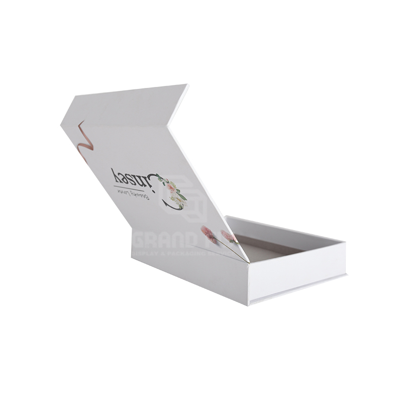 Recycle One Piece Magnetic Luxury Rigid Paper Gift Box-3