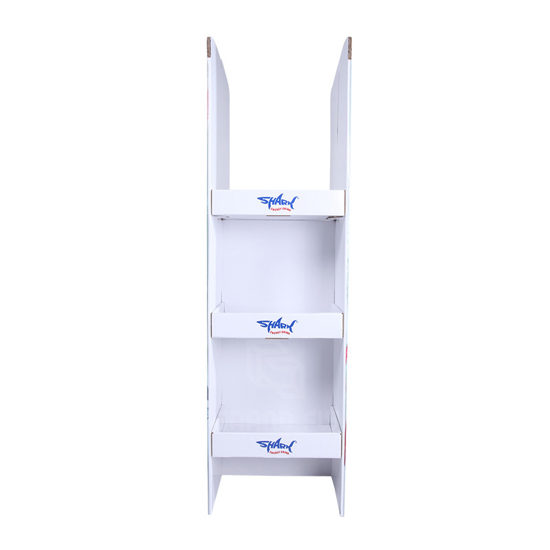 Two-side Can-shape Carton FSDU Temporary Beverage Display Rack-2