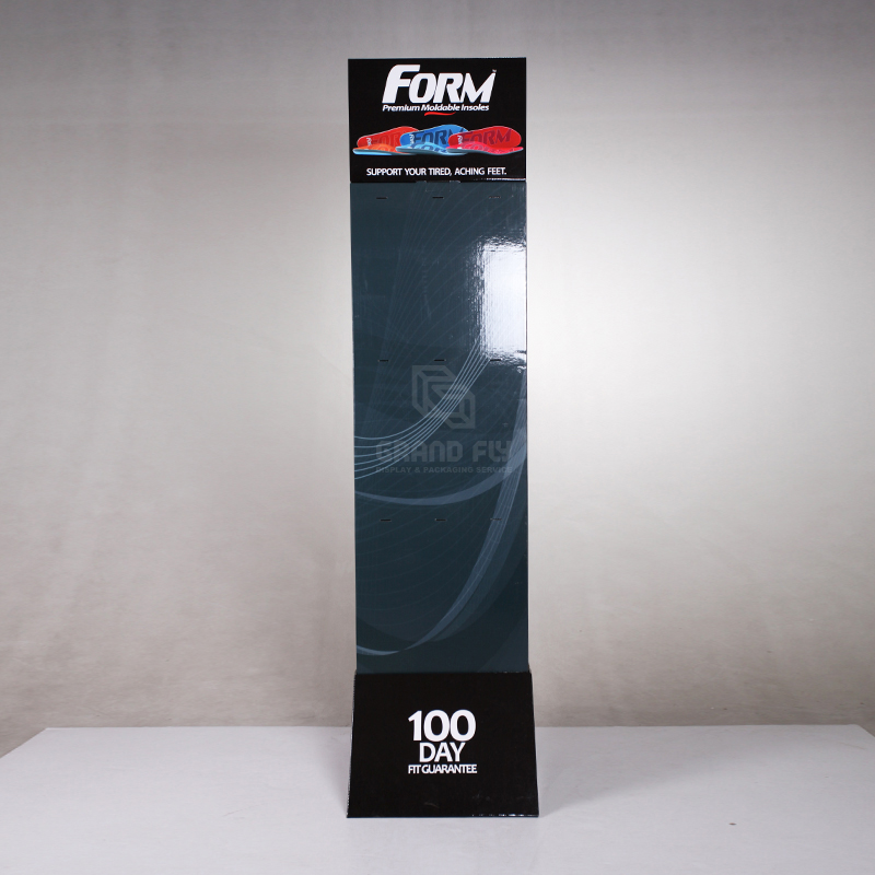 2 Side Pegboard FSDU Cardboard Display for Shoe-pad -2 2 Side Pegboard FSDU Cardboard Display for Shoe-pad -2