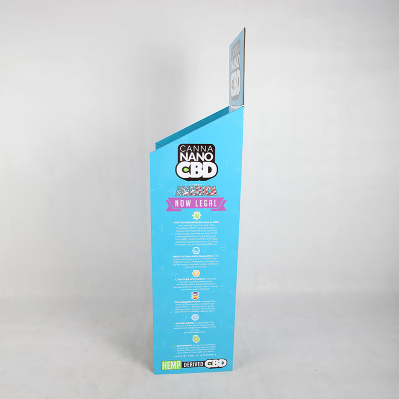 4 Shelf Freestanding Water Bottle Display with Insert-2 4 Shelf Freestanding Water Bottle Display with Insert-2