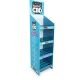 4 Shelf Freestanding Water Bottle Display with Insert